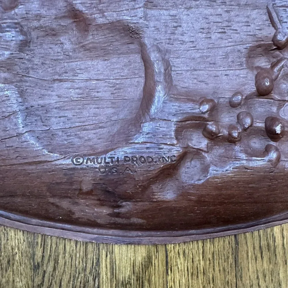 Vintage Multi Products, Inc Burwood Fruit Pattern Tray MCM Retro Made in USA